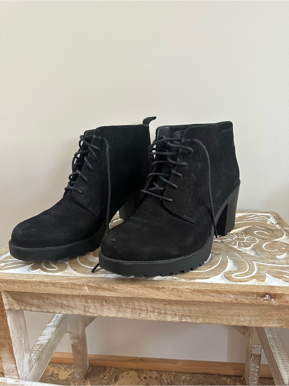 Vagabond Grace Leather Lace Boots